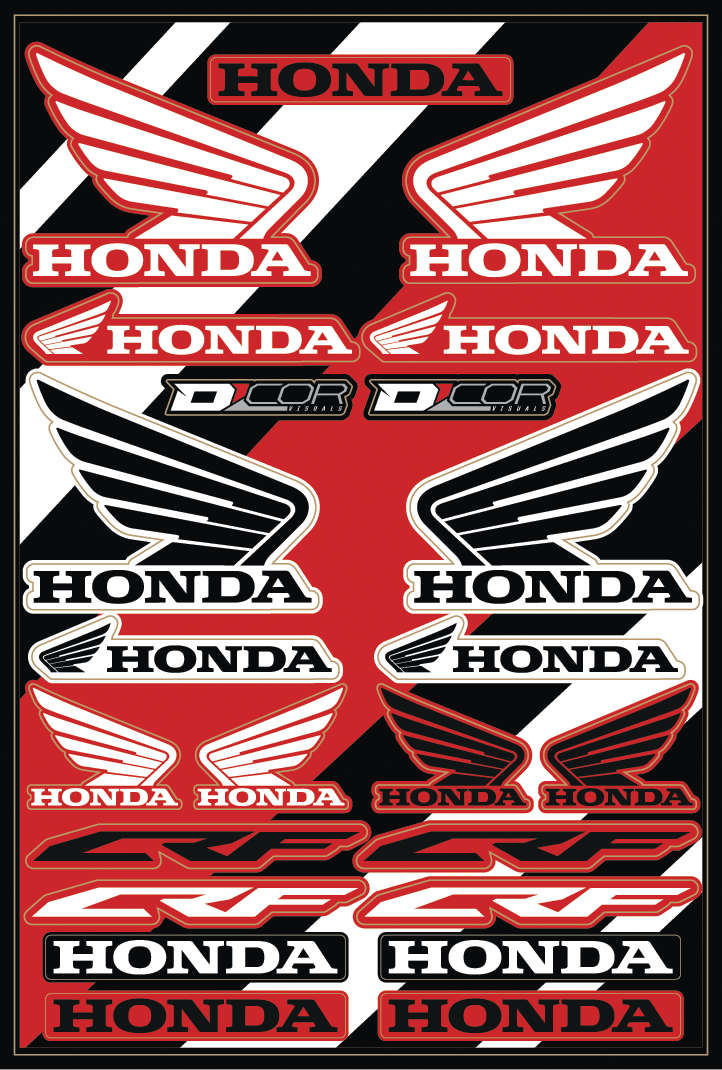 Decal Sheet - Honda 2.0
