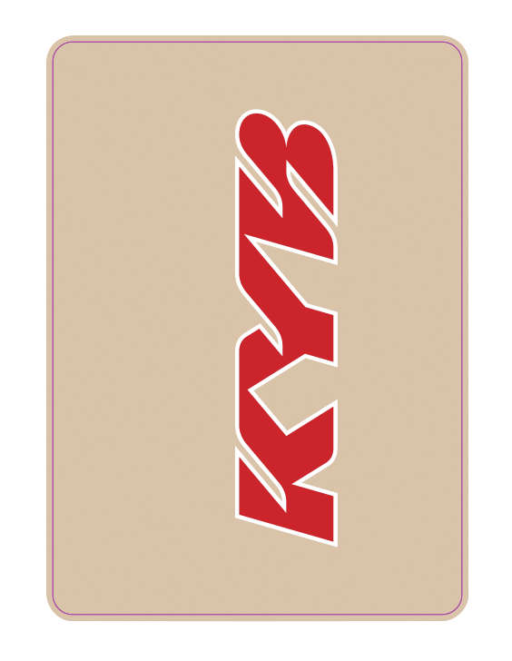 Upper Forks Decal - KYB - Red