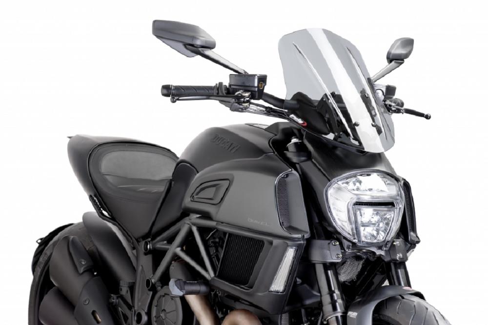 Naked New Generation Touring Windscreen - Smoke