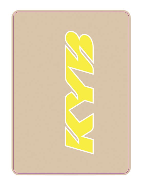 Upper Forks Decal - KYB - Yellow