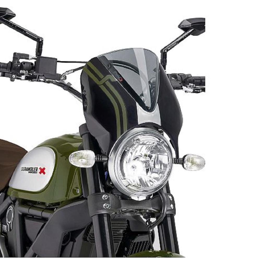 Retrovision Windshield - Smoke