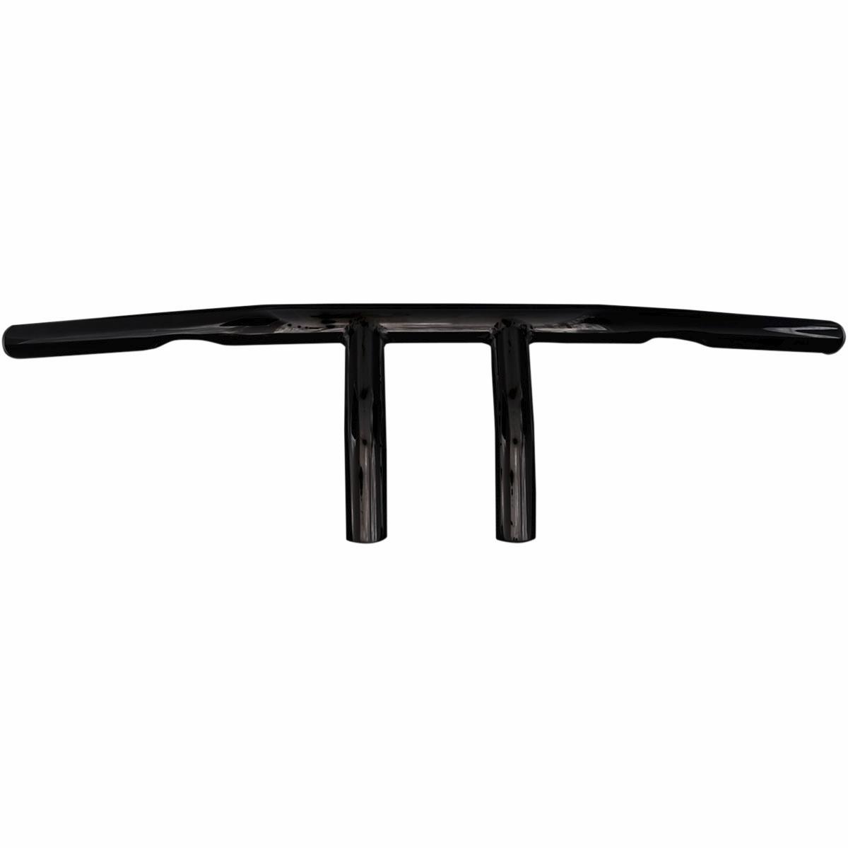 1in. Drag Bar w/ Risers - 4in. - Gloss Black