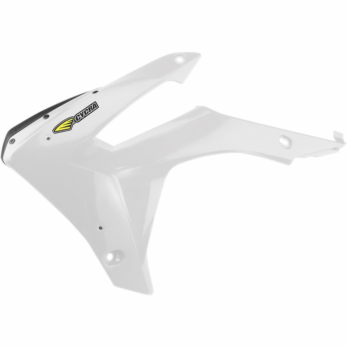 Powerflow Intake Radiator Shrouds - Extended Edge - White