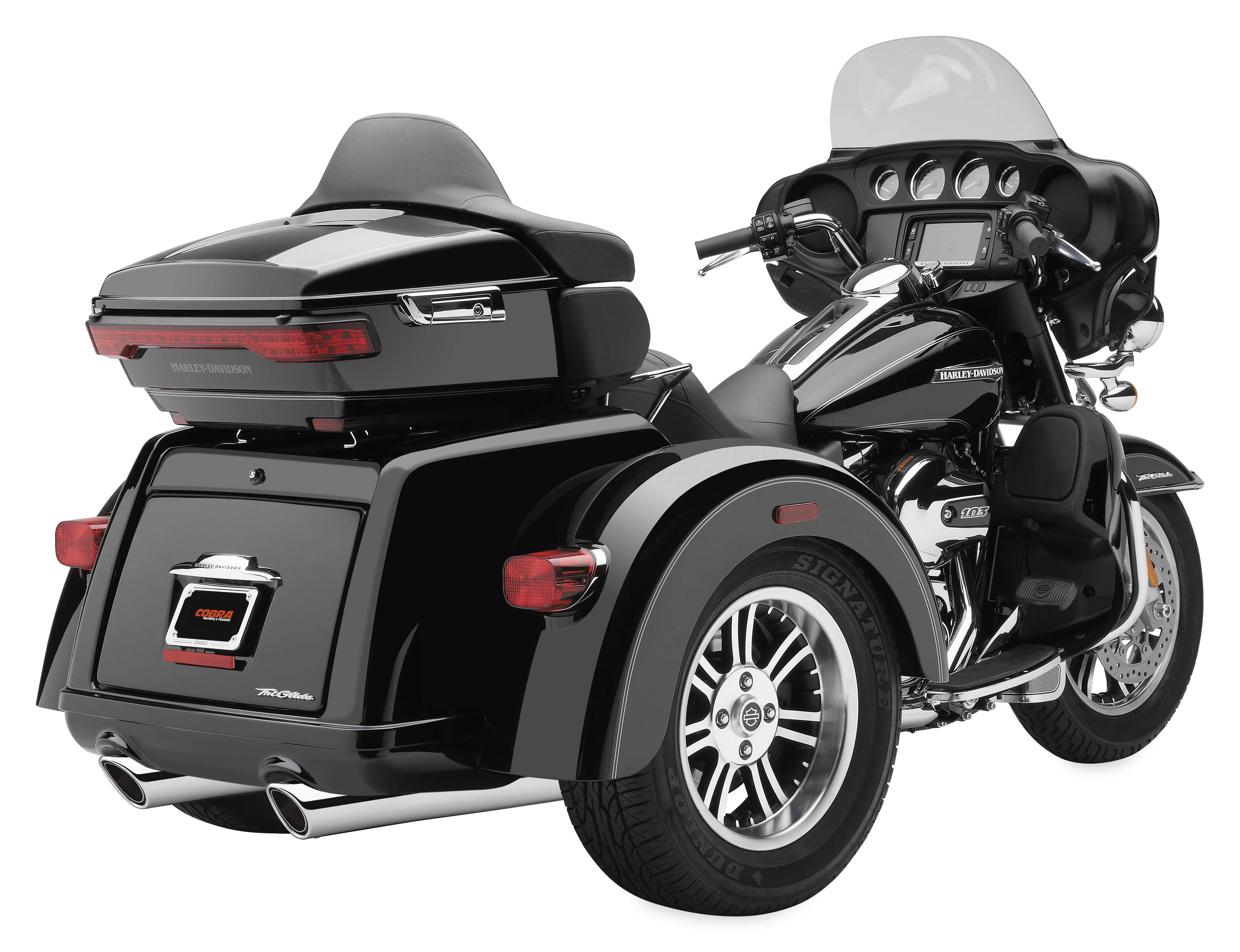 909 Slip-On Mufflers - Chrome