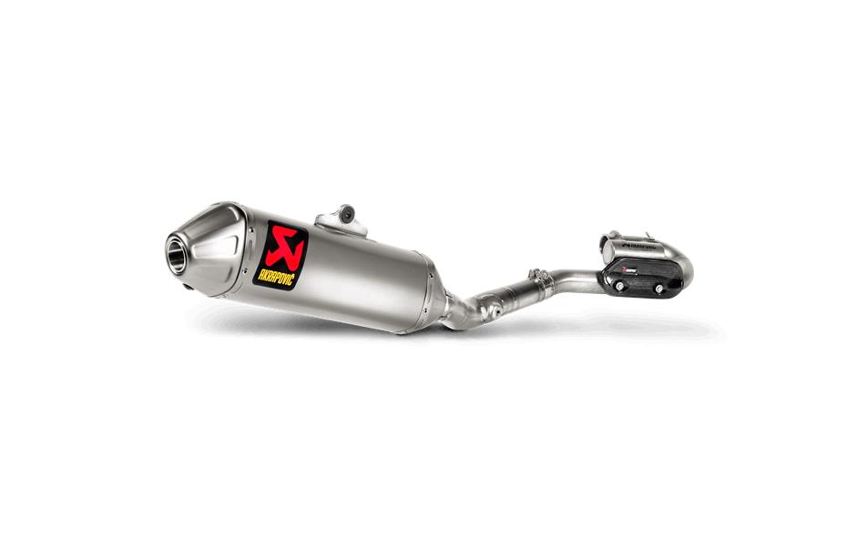 Evolution Line Full System Exhaust - Titanium Muffler with Spark Arrestor