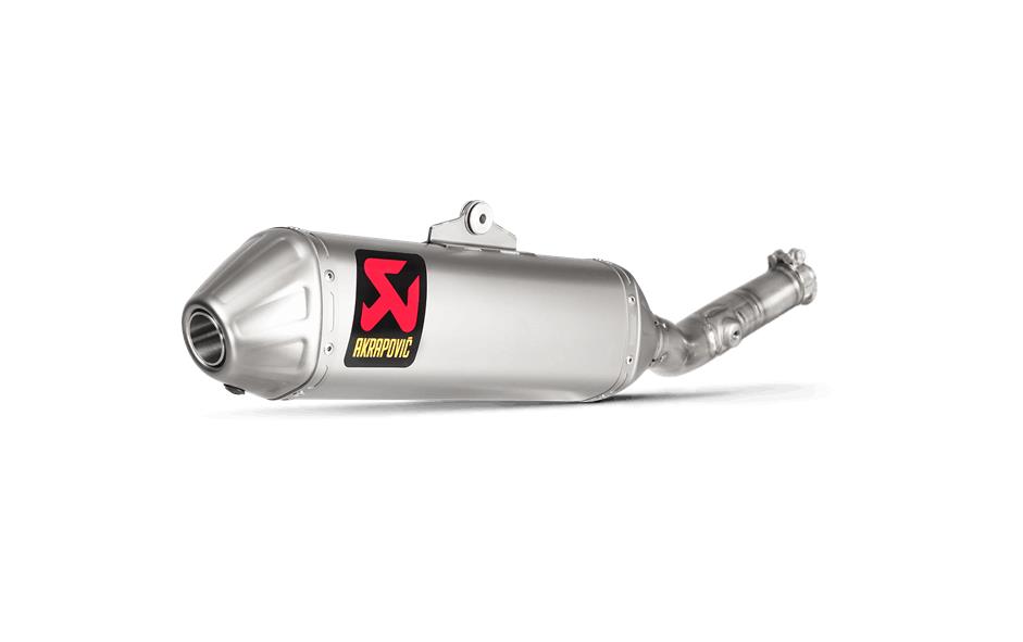 Slip-On Line Exhaust - Titanium Muffler with Spark Arrestor