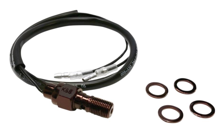 Hydraulic Brake Light Switch/Banjo Bolt - Black