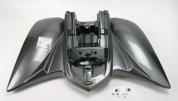 Rear Fender - Black Carbon Fiber