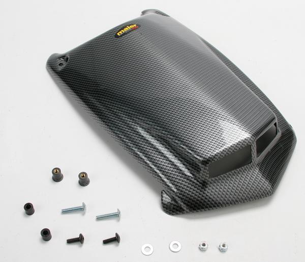 Scooped Race Hood - Black Carbon Fiber