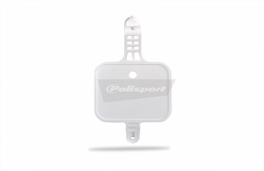 Front Number Plate - White