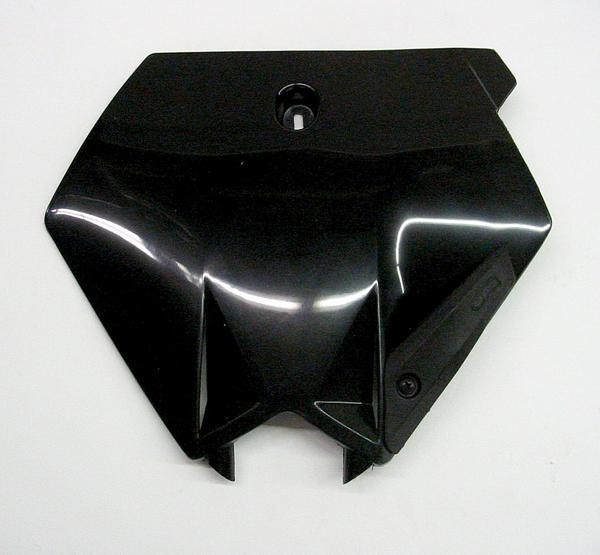 Front Number Plate - Black