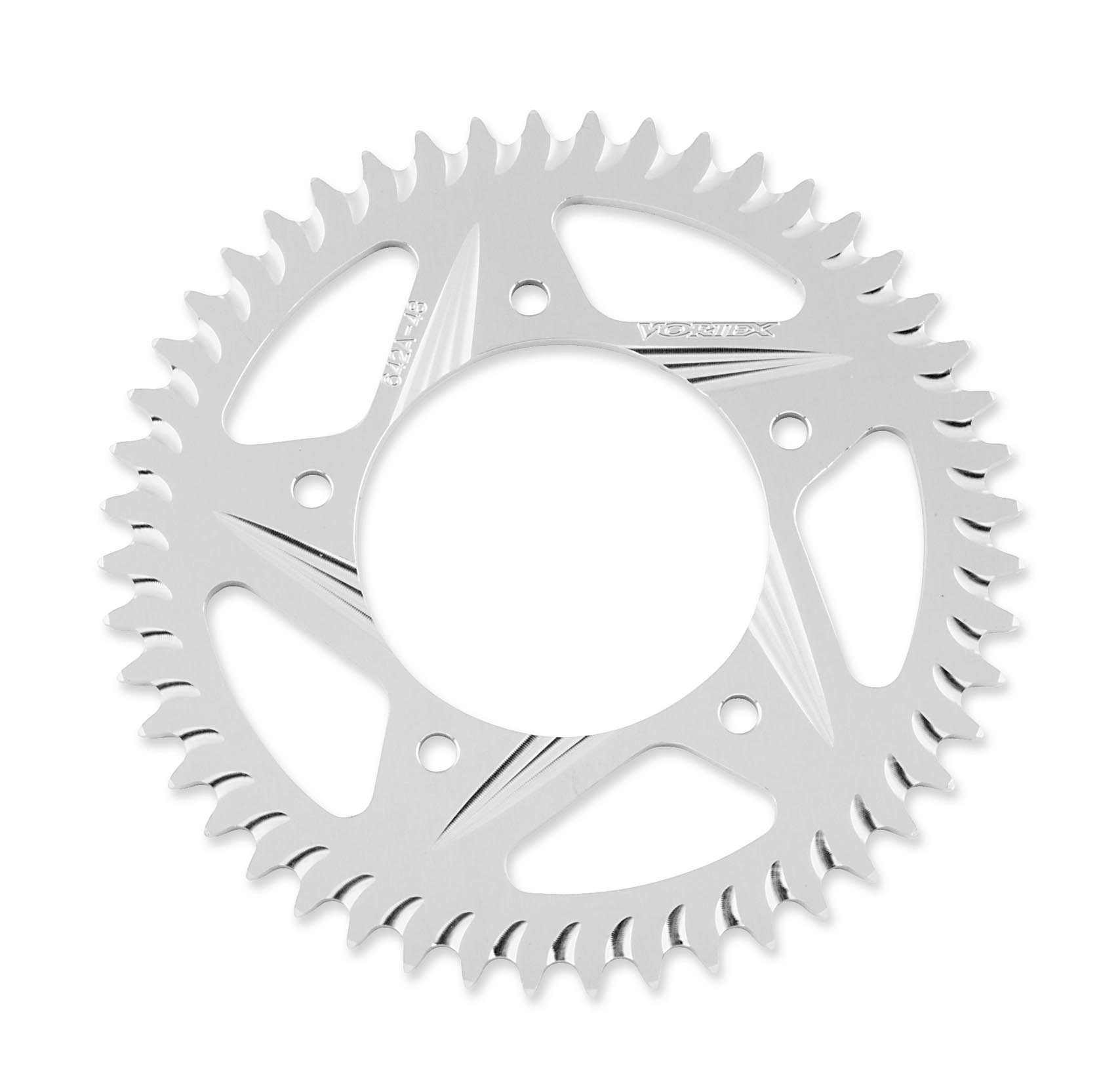 Aluminum Rear Sprocket - Silver - 44T