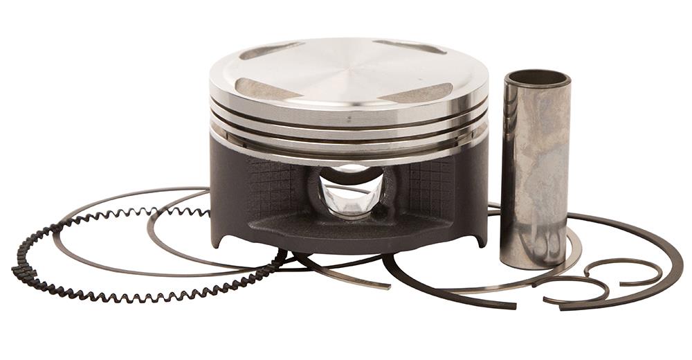 Cast Replica Piston Kit - 1.00mm Oversize to 86.97mm, 9.3:1 Compression