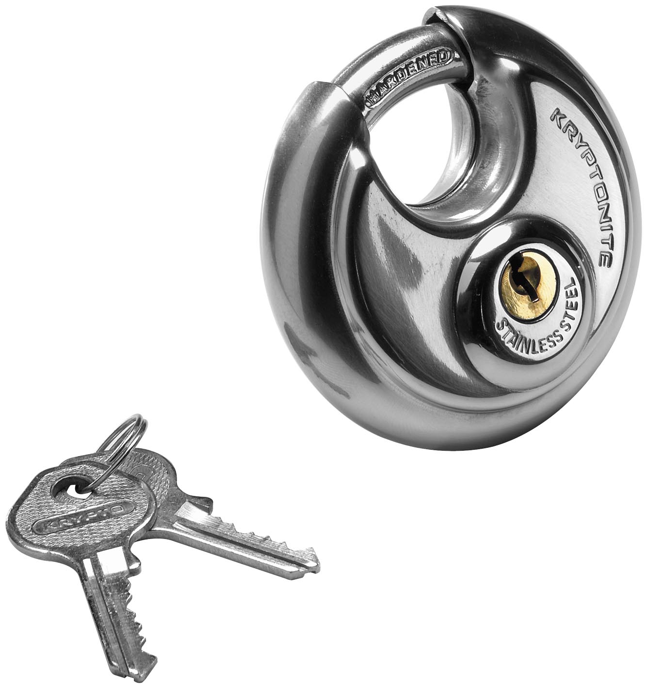 Stainless Steel Padlock - Round - 70mm