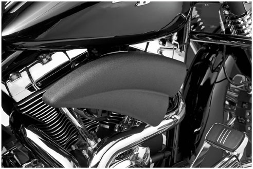 Double Barrel Air Filter Assembly - Black