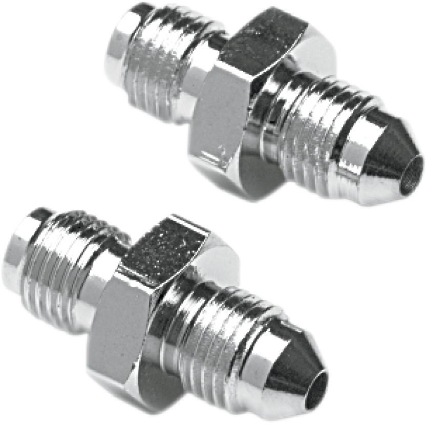Universal Tube Adapters - 3/8in.-24 I.F. to -3 - Chrome