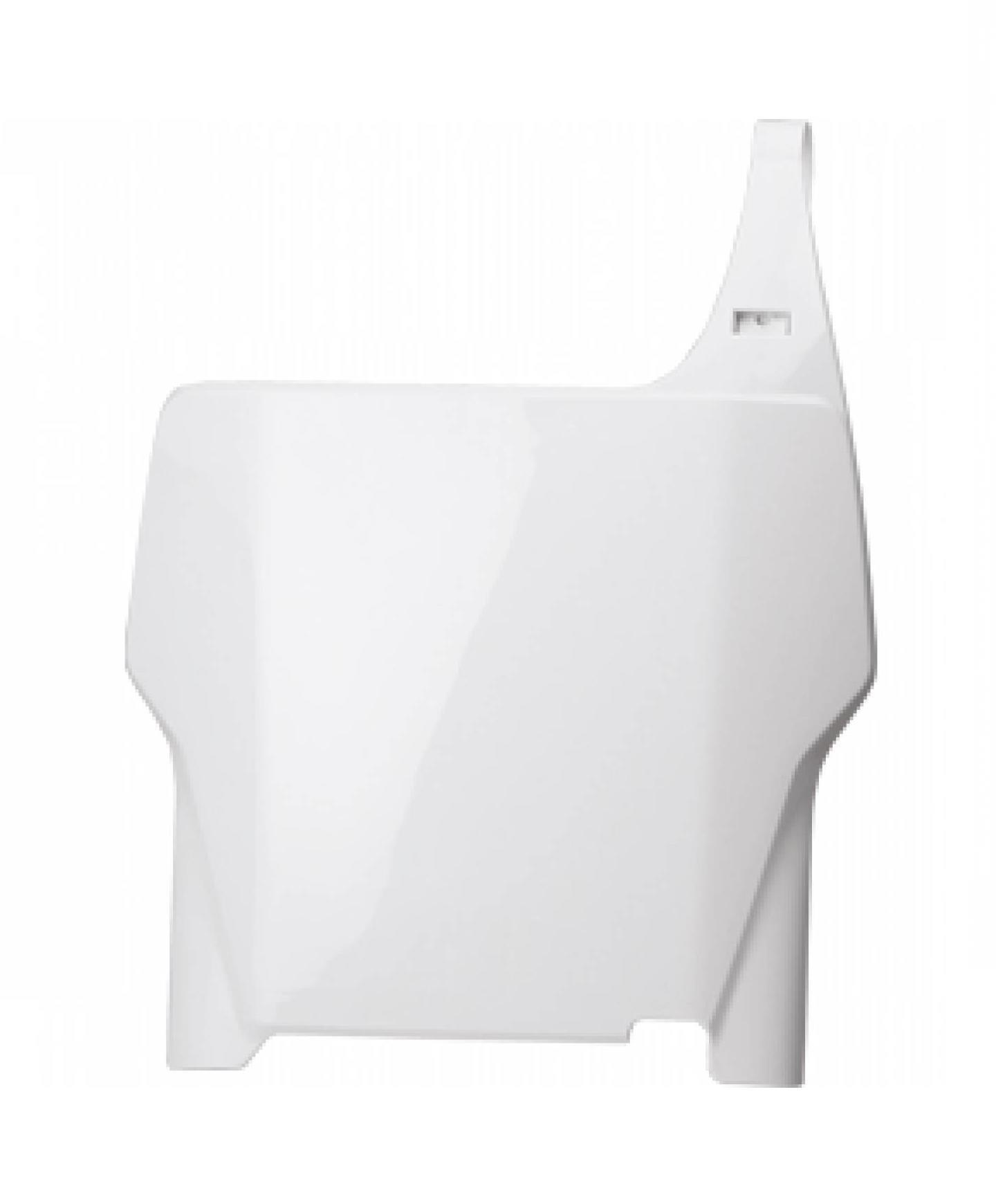 Front Number Plate - White