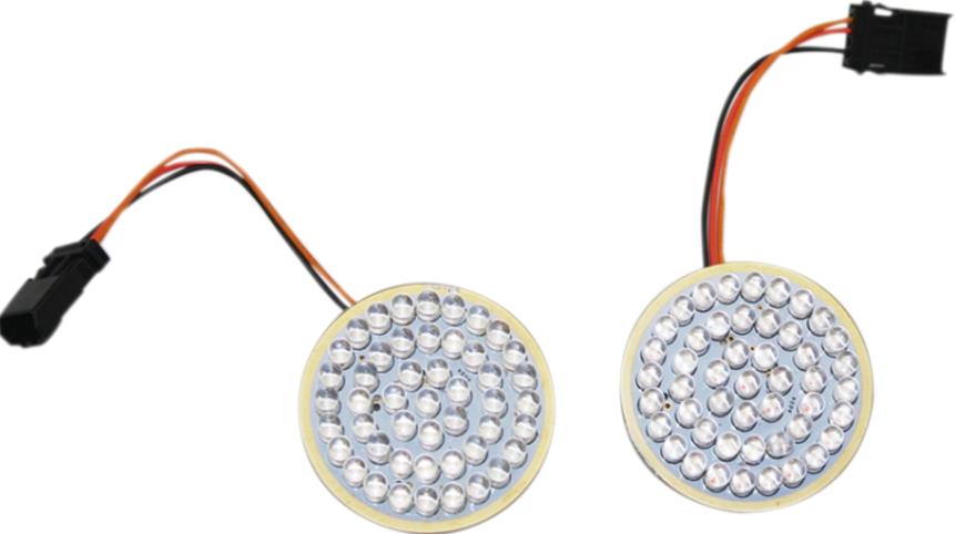 Front Dynamic Ringz LED Turn Signal Insert - Bullet/Deuce-Style