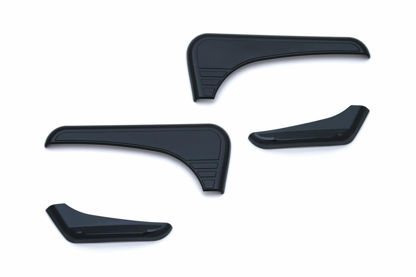 Tri-Line Glove Box Accents - Black
