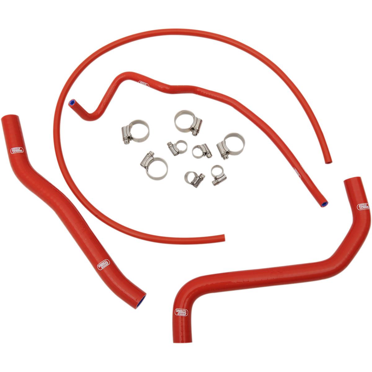 Radiator Hose/Clamp Kit - Red