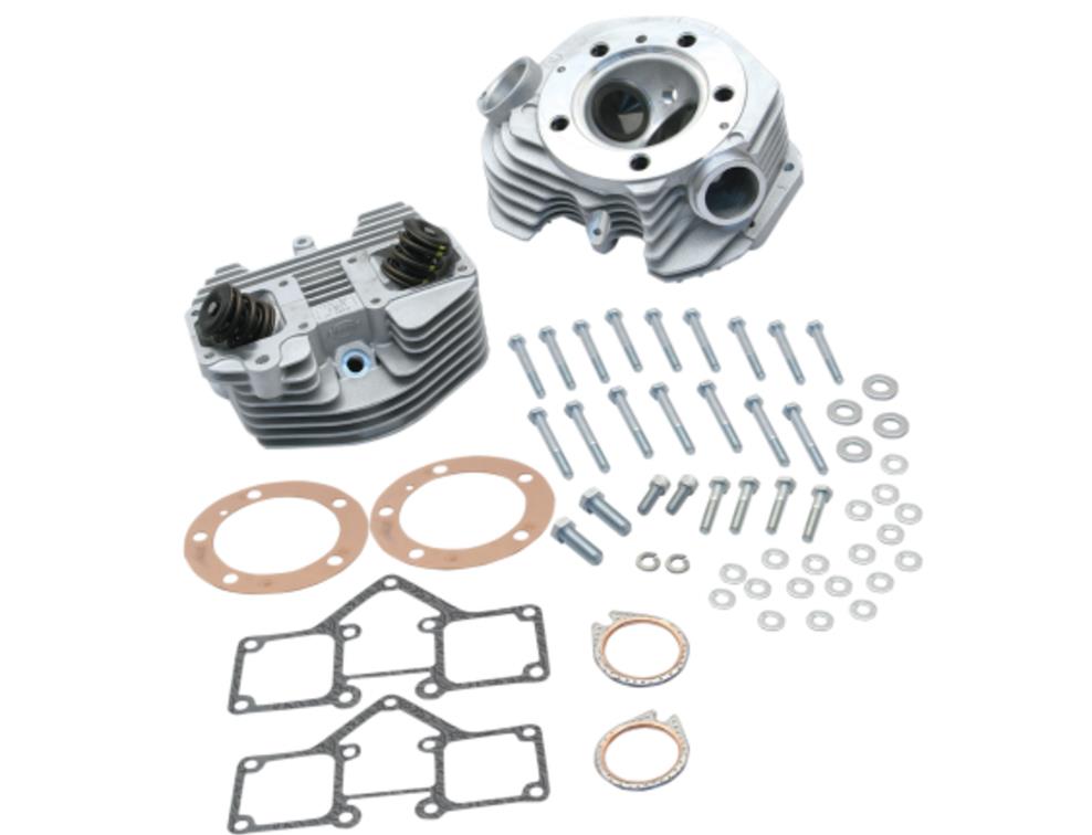 Super Stock Cylinder Heads (Band Intake) - 3-5/8in. Bore - Dual Head - Natural Finish