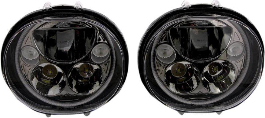 TruBeam LED Headlamps and Passing Lamp Kit - Black