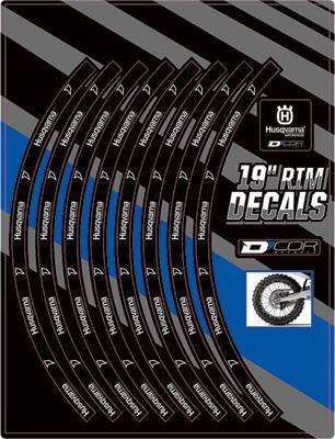 Rim Decal - Husqvarna 19in. - Rear