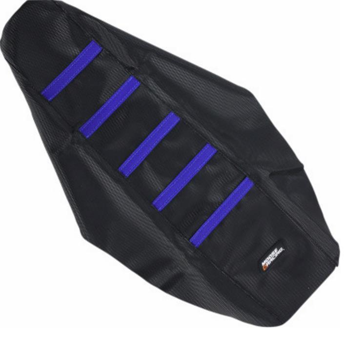 Ribbed Seat Cover - Black/Blue Ribbed