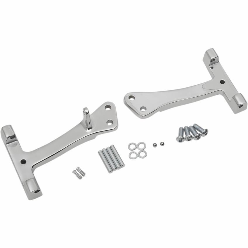 Passenger Floorboard Mount Kit - Chrome