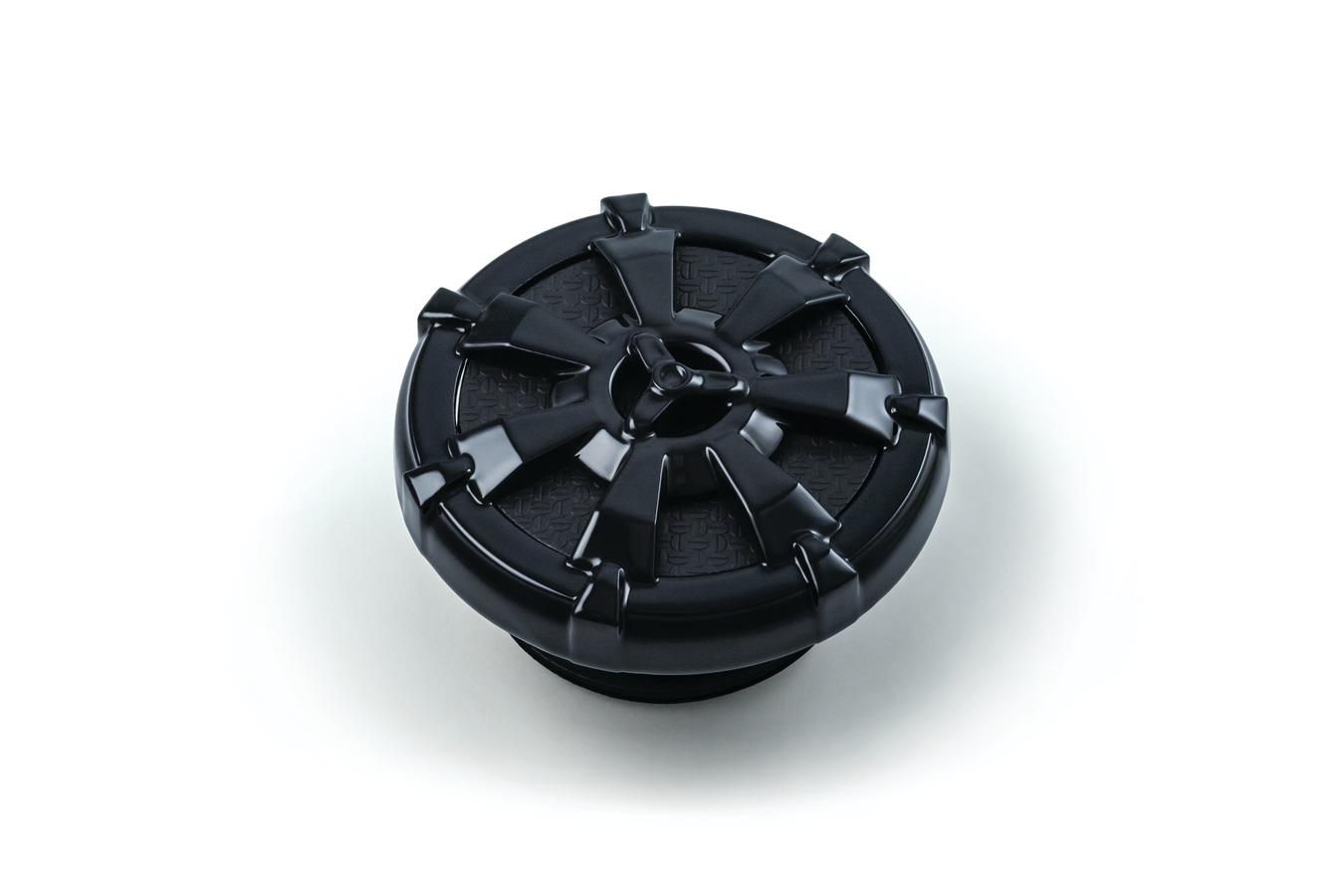 Alley Cat Right Hand Thread Gas Cap - Vented - Gloss Black