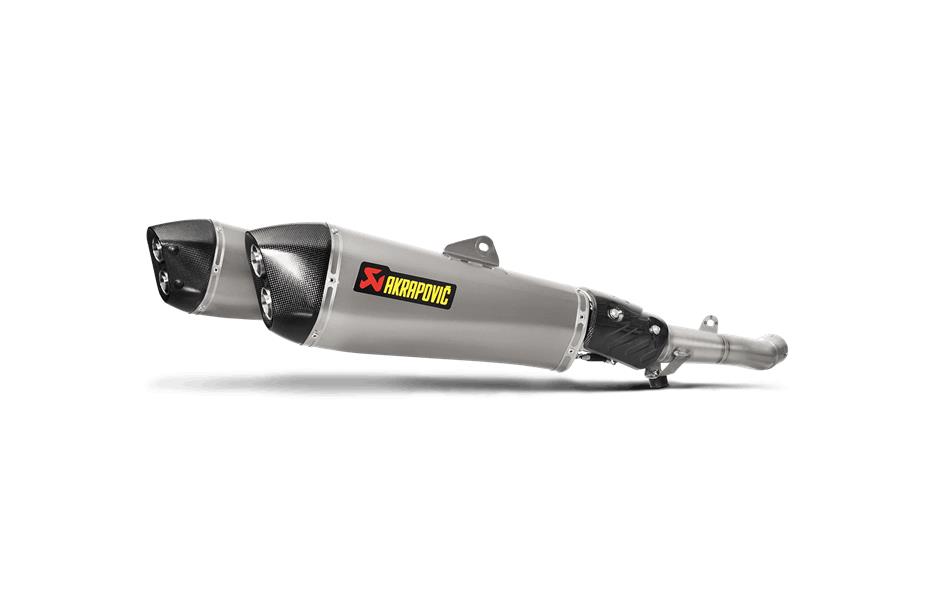 Slip-On Line Dual Exhaust - Titanium Mufflers
