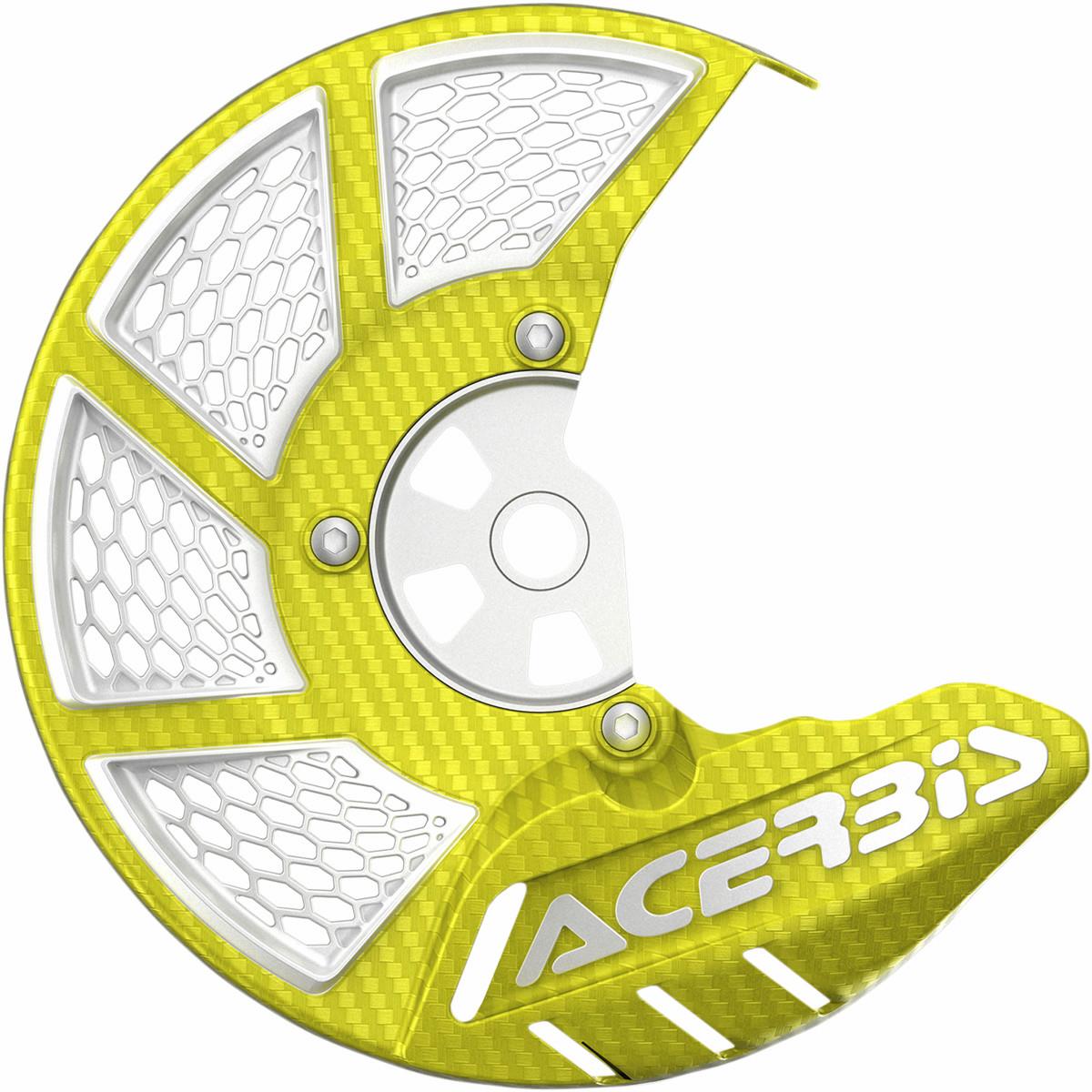 X-Brake 2.0 Vented Front Disc Cover - Yellow/White