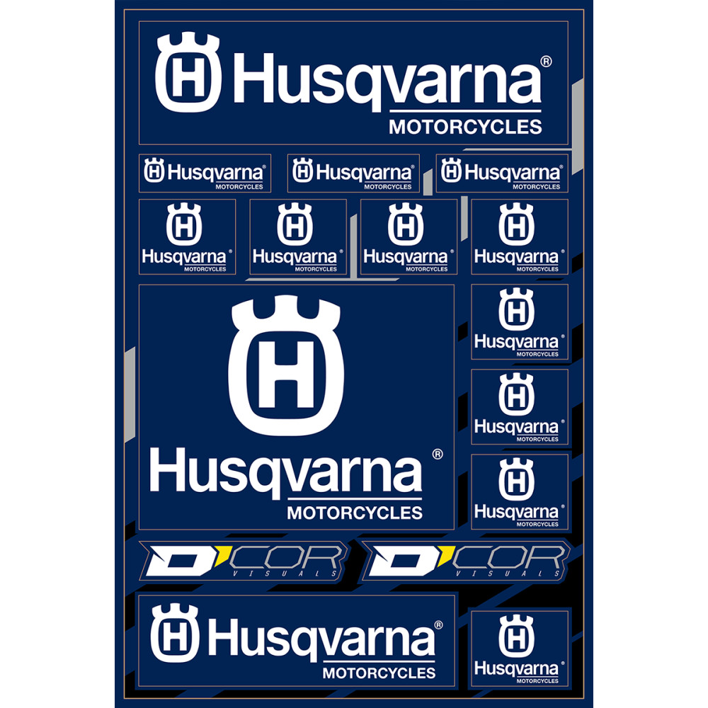 Decal Sheet - Husqvarna