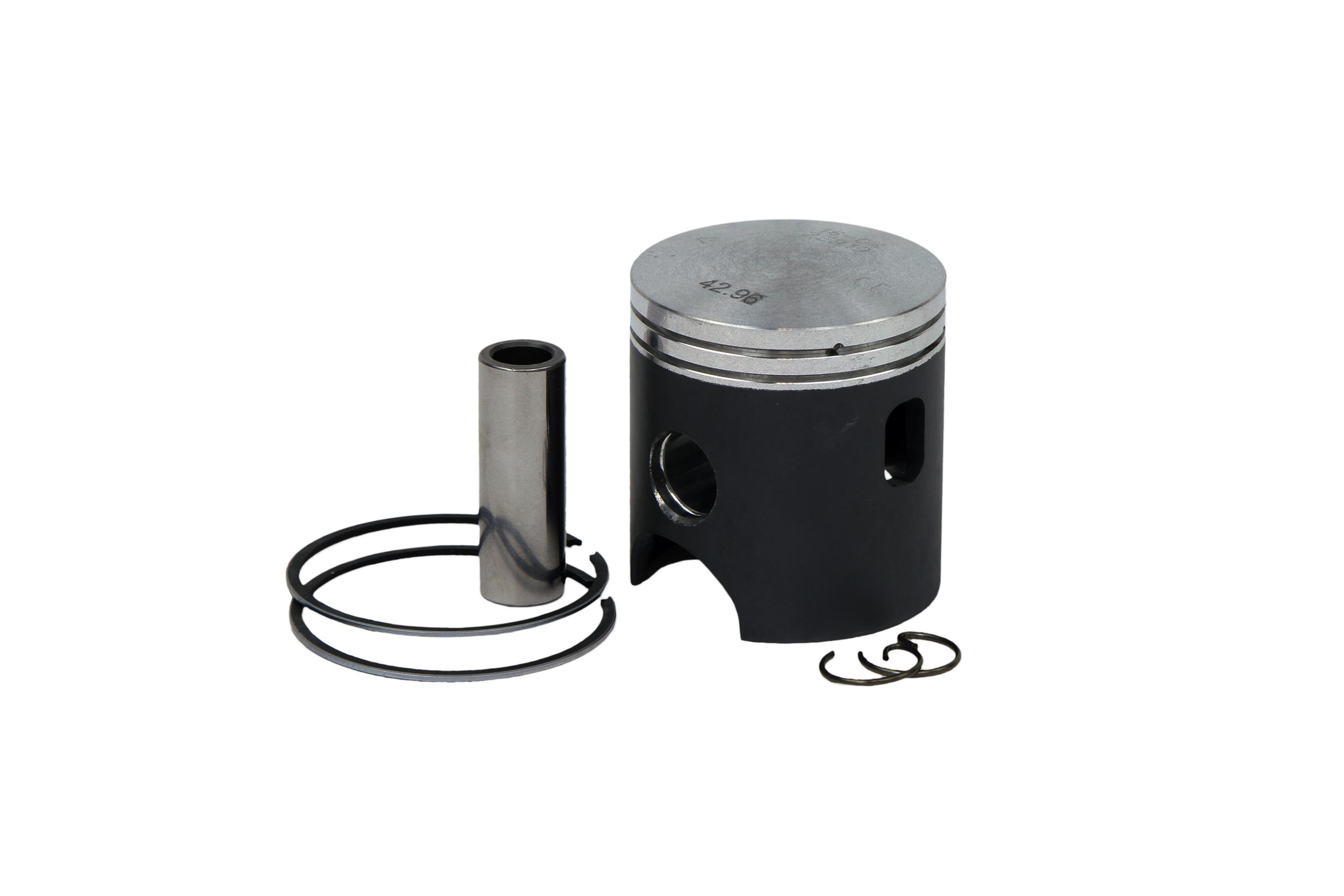 Cast Replica Piston Kit - Standard Bore 42.96mm, Standard Compression