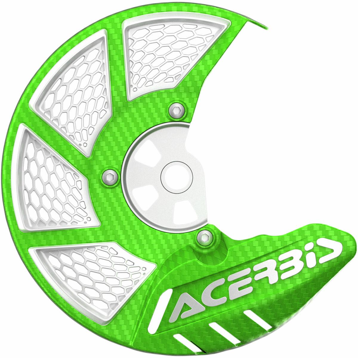 X-Brake 2.0 Vented Front Disc Cover - Green/ White