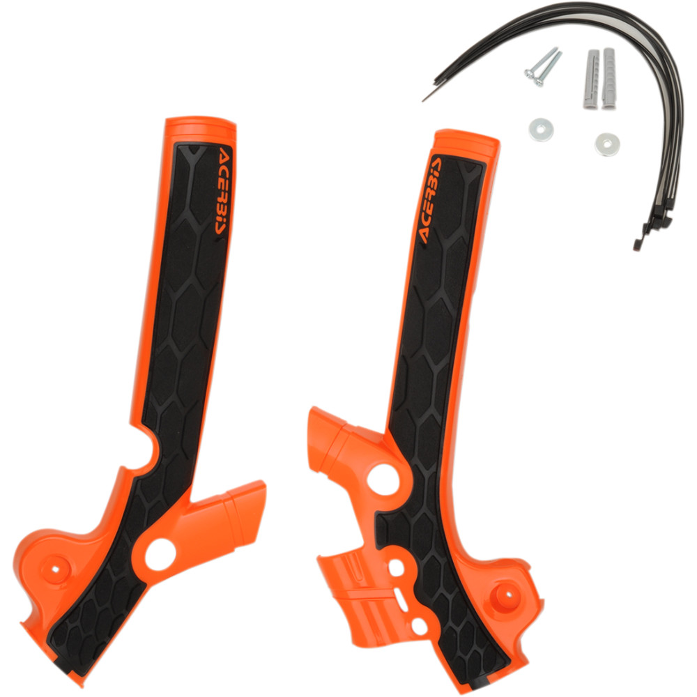 X-Grip Frame Guards - Orange/Black