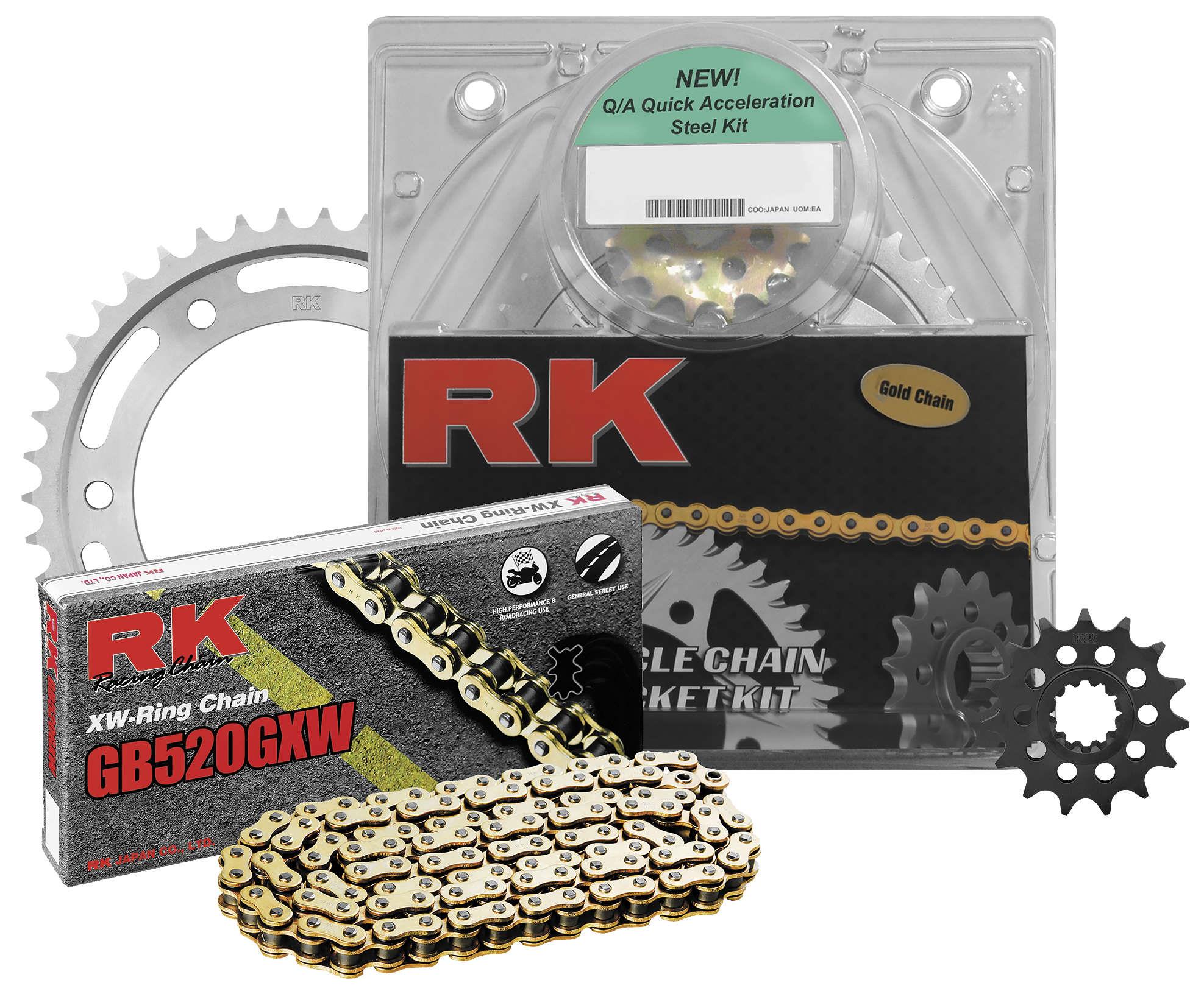Quick Acceleration Chain Kit with Steel Sprocket - Natural