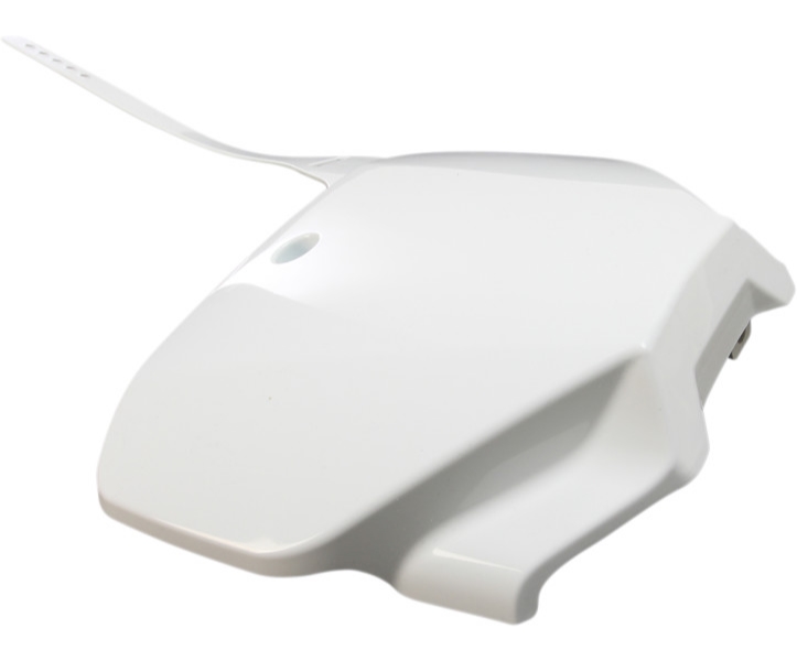 Front Number Plate - White