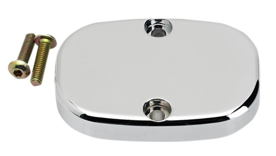 Rear Brake Master Cylinder Cover - Smooth - Chrome