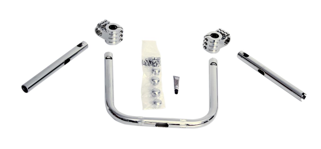 Klip Hanger Handlebar Kit - 10in. Hanger - Chrome/Chrome