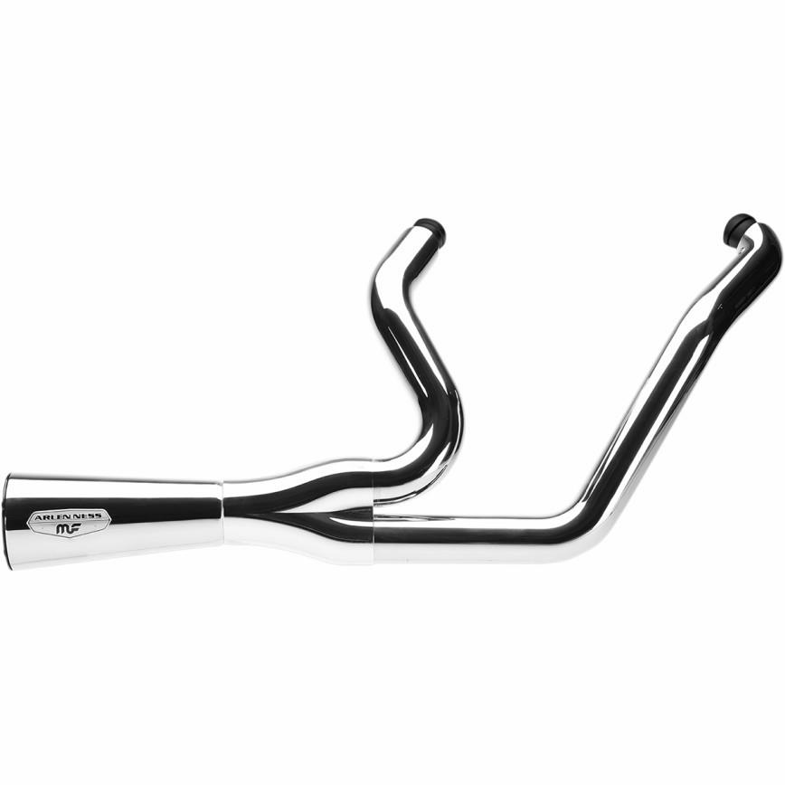 F-Bomb 2 into1 Exhaust System - Chrome/Black