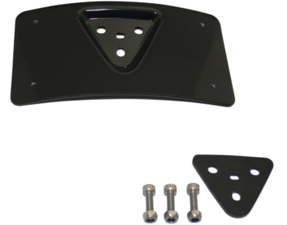 Radius License Plate Mount - Black