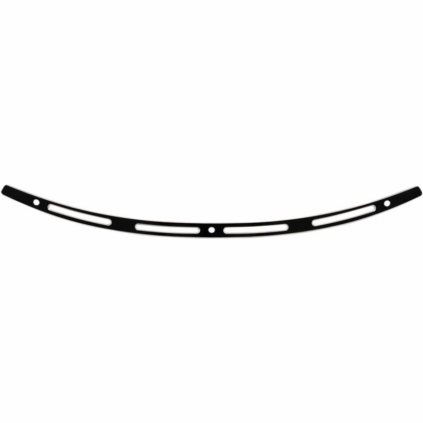 Stainless Steel Slots Windshield Trim - Black Contrast