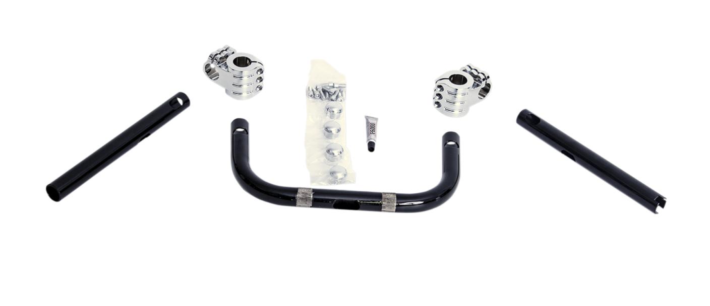 Klip Hanger Handlebar Kit - 5in. Hanger - Black/Chrome