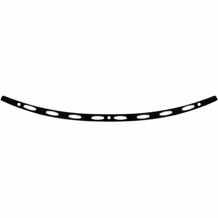 Stainless Steel Ellipse Windshield Trim - Black Contrast