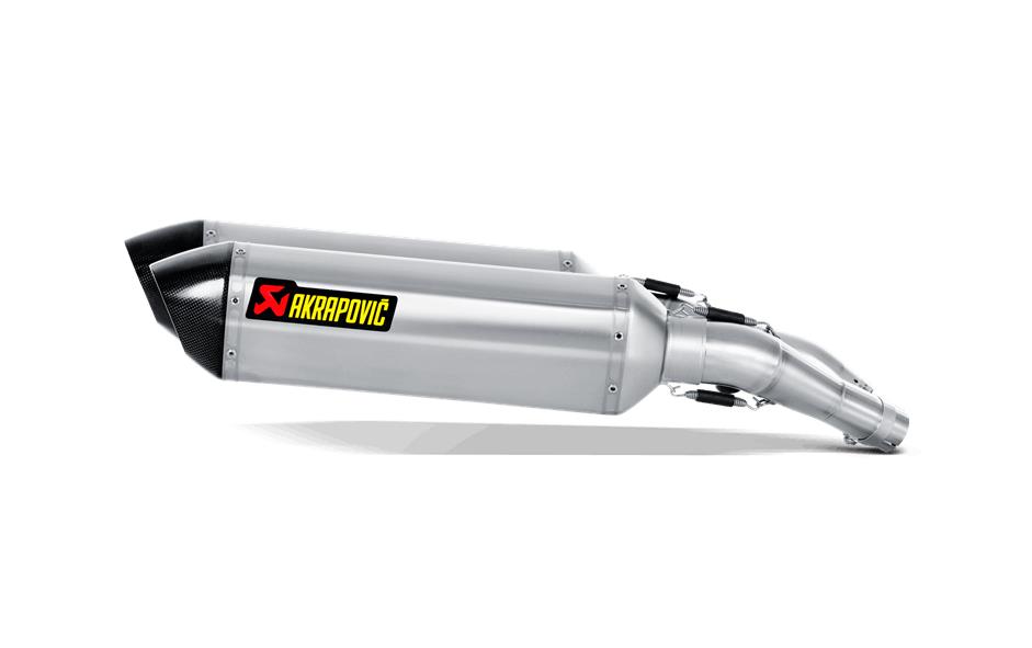 Slip-On Line Dual Exhaust - Titanium Mufflers