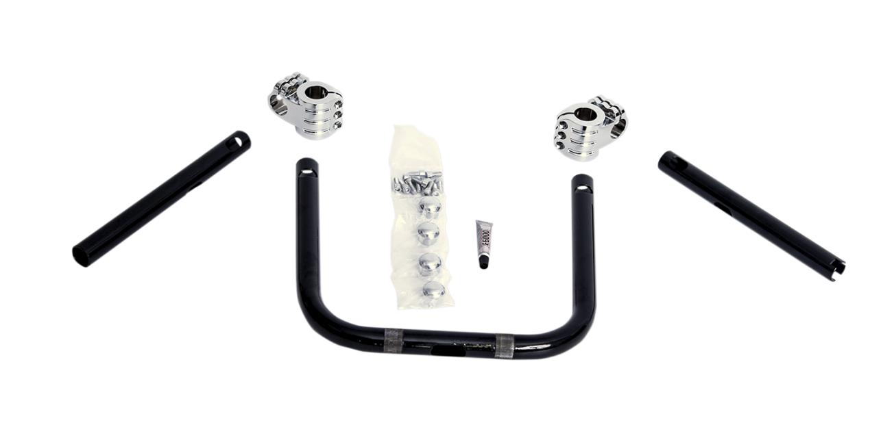 Klip Hanger Handlebar Kit - 10in. Hanger - Black/Chrome