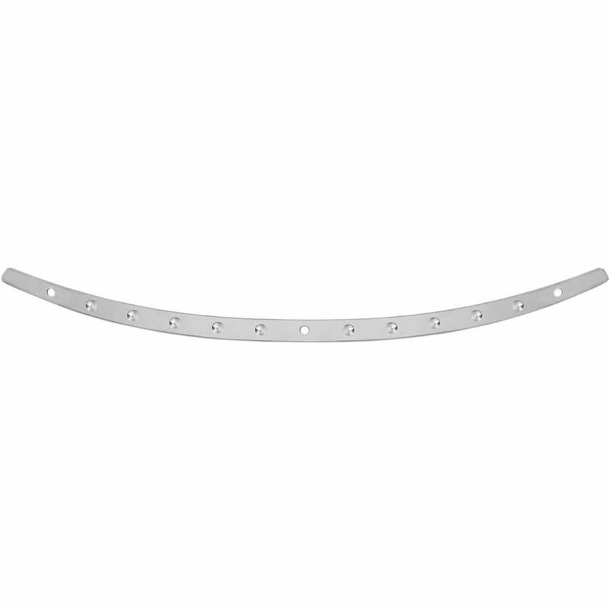 Stainless Steel Dished Windshield Trim - Polished