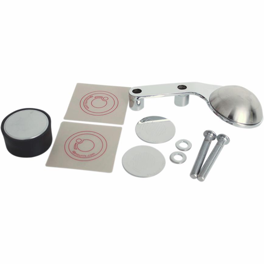 iOmounts Handlebar Perch Mount Kit - Left Hand - Chrome