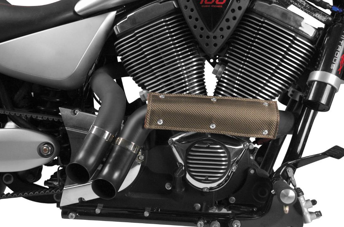 Titanium Universal Heat Shield - 36in.x6in.